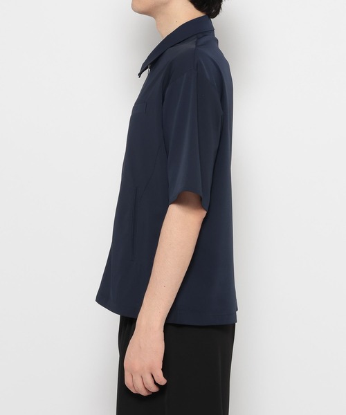 HARE（ハレ） シャツ 半袖 「SET UP対応」キリカエZIPシャツ(HARE