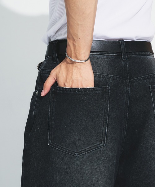 Adoon plain ジーンズ ASSORTED BASIC WIDE DENIM PANTS / アソート