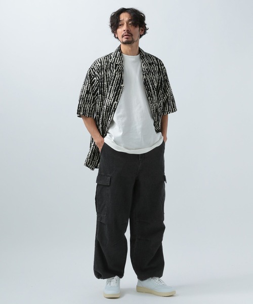 「BAYFLOW」 デニムパンツ LARGE ブラック メンズ