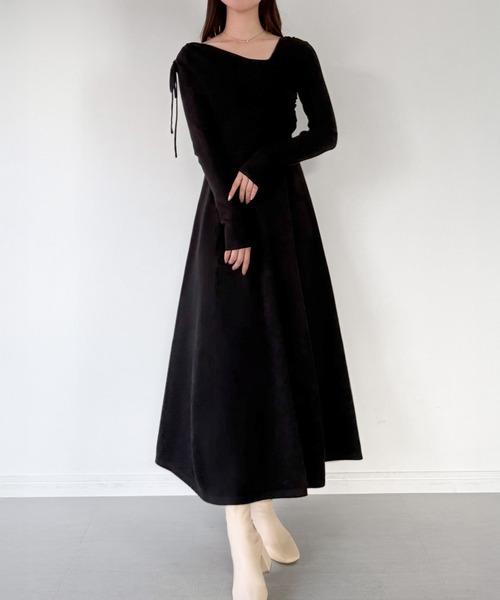 専用★おまとめ　muisti ドレス　whisper⭐︎ウールワンピース mipiarl ワンピース 2wayネックドレープフレアニットワンピース