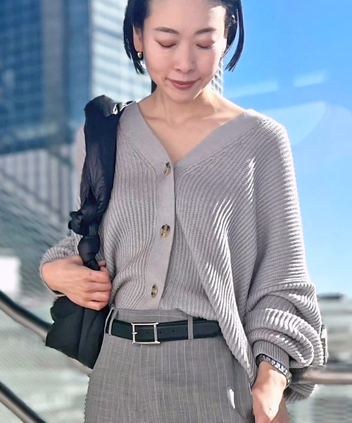 AP STUDIO SCENTOF Letteredカーディガン AP STUDIO SCENTOF Lettered カーディガン