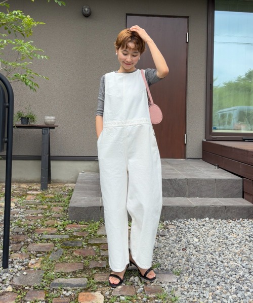 NICE CLAUP デニム サロペット サイズS one after another NICE CLAUP サロペット オーバーオール