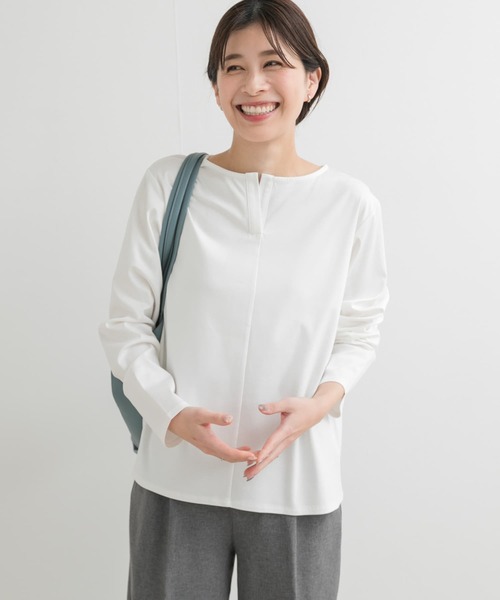 「URBAN RESEARCH DOORS」 長袖カットソー MEDIUM ブルー レディース