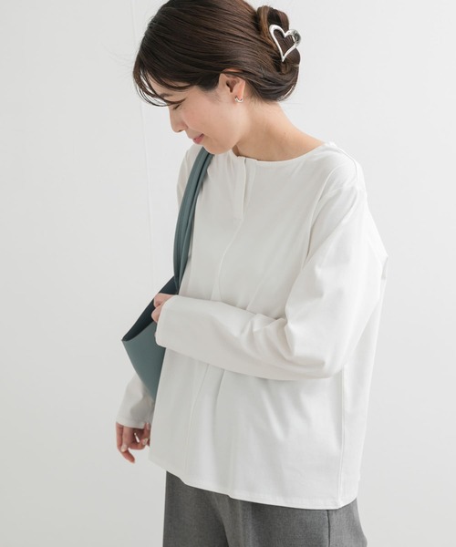 「URBAN RESEARCH DOORS」 長袖カットソー MEDIUM ブルー レディース