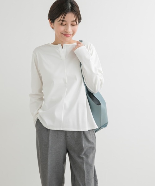 「URBAN RESEARCH DOORS」 長袖カットソー MEDIUM ブルー レディース
