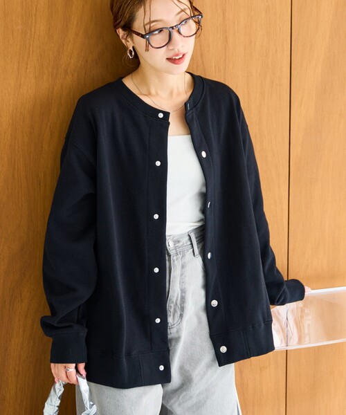 Americana FREAKS STORE スウェット カーディガン 黒 Americana FREAKS STORE スウェット カーディガン 黒 FREAK'S