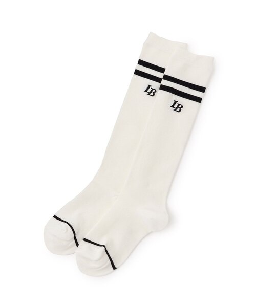 jkが使ったNIVEA by LOVEiT 靴下 ラインハイソックス キッズ 子供 女の子 : ZOZOTOWN