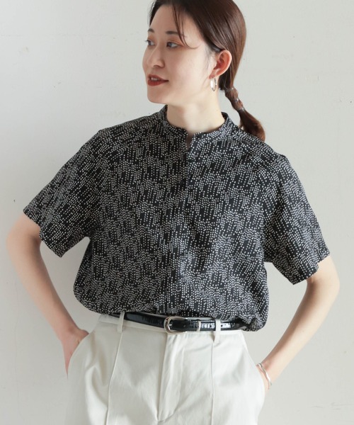 「NOMBRE IMPAIR」 半袖ブラウス FREE ホワイト レディース_画像5