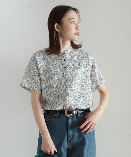 「NOMBRE IMPAIR」 半袖ブラウス FREE ホワイト レディース_画像6