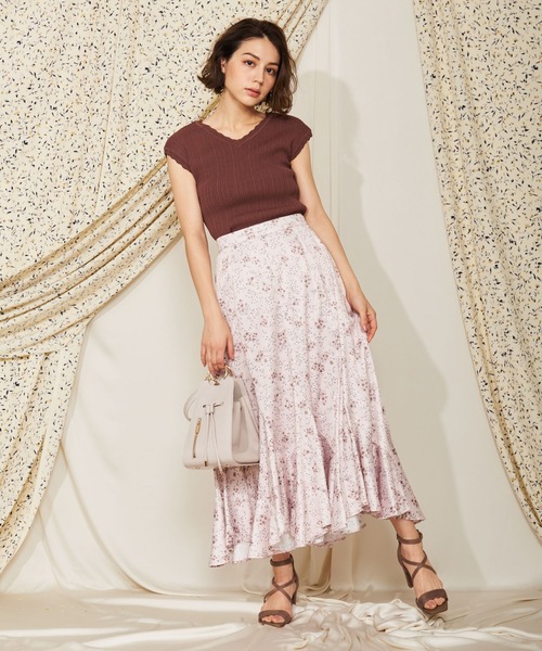 「NOELA」 ノースリーブニット フリー オフホワイト レディース_画像5