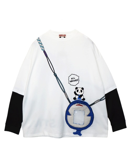 PANDIESTA（パンディエスタ） tシャツ サメ型スマホショルダー風