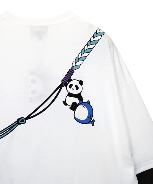 PANDIESTA（パンディエスタ） tシャツ サメ型スマホショルダー風