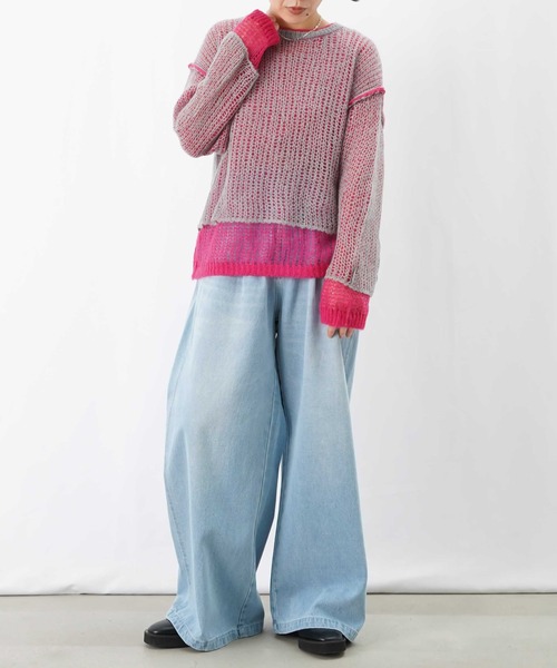 LADY LUCK LUCA（レディラックルカ） ニット セーター LC/LLL モヘア混