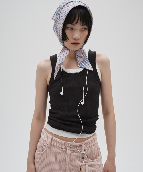 【未使用】todayful studio doe コラボ　タンクトップ　セージ TODAYFUL（トゥデイフル）｜タンクトップ一覧 - WEAR