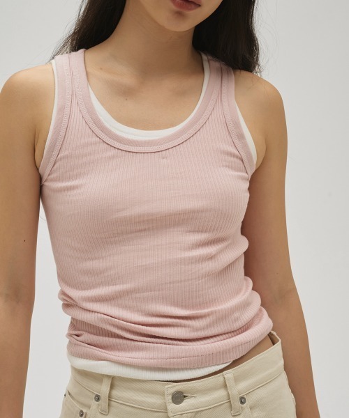TODAYFUL タンクトップ ノースリーブ Useful Seamless Rib Tanktop