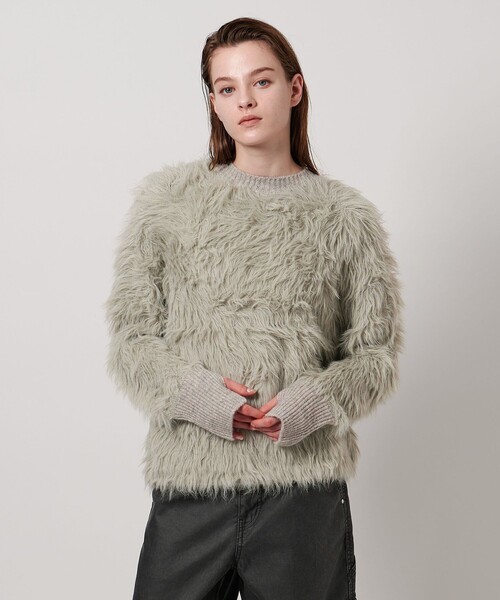 ASTRAET（アストラット） ニット セーター 「ASTRAET」シャギー クルー