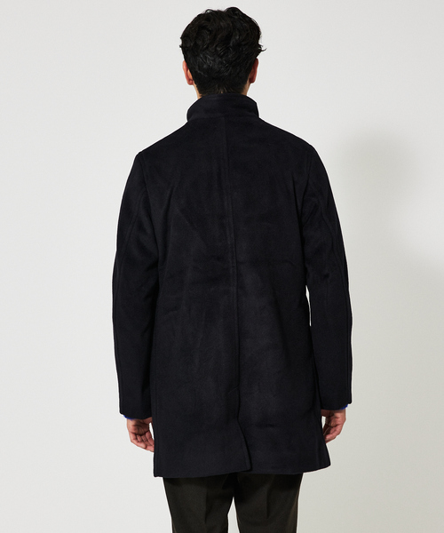 「ABAHOUSE」 コート 46 ダークネイビー メンズ_画像6
