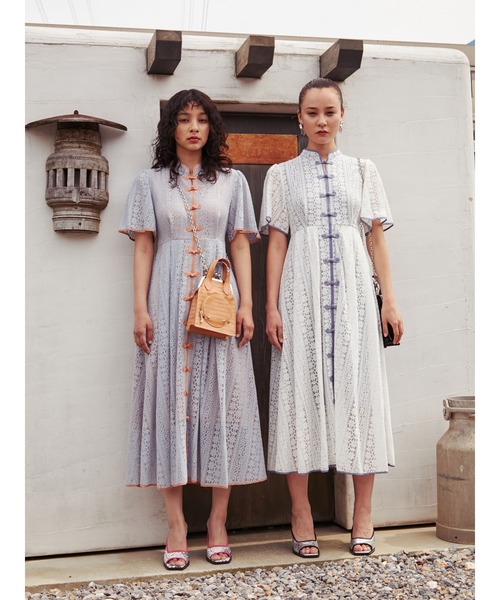 PAMEO POSE（パメオ ポーズ） 半袖ワンピース MEDIUM ブラック