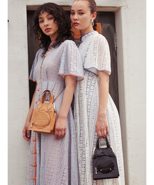 PAMEO POSE（パメオ ポーズ） 半袖ワンピース MEDIUM ブラック