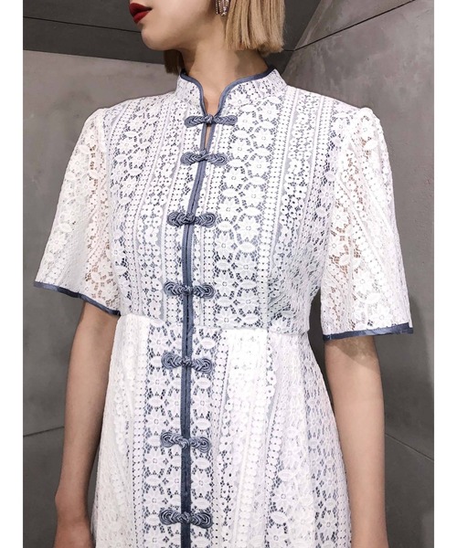 PAMEO POSE（パメオ ポーズ） 半袖ワンピース MEDIUM ブラック