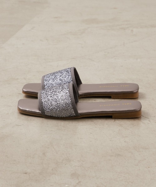 「CIAOPANIC TYPY」 フラットサンダル LARGE シルバー レディース_画像5