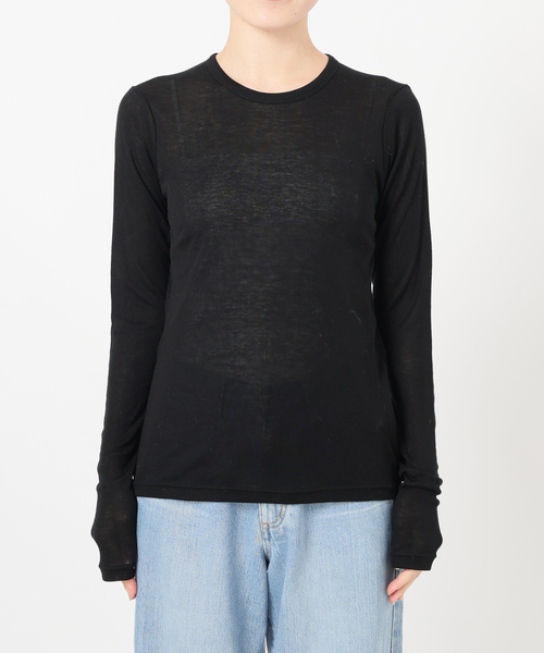 IENA（イエナ） tシャツ 「追加2」リヨセルカシミヤロングTシャツ