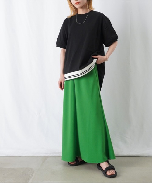 「LUCA/LADY LUCK LUCA」 7分袖カットソー FREE オフホワイト レディース_画像8