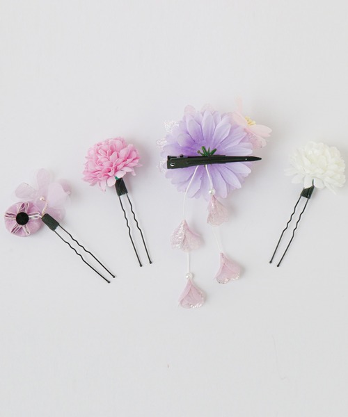 キャサリン★ Catherine Cottage（キャサリンコテージ） フラワークリップ＆Uピン4点