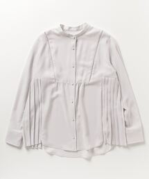 「SHIPS」 長袖ブラウス SMALL グレー レディースの画像2