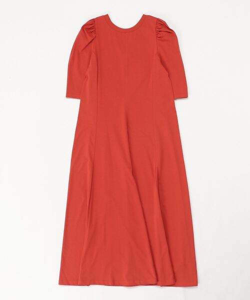「CASA FLINE」 半袖ワンピース FREE レッド レディース_画像2