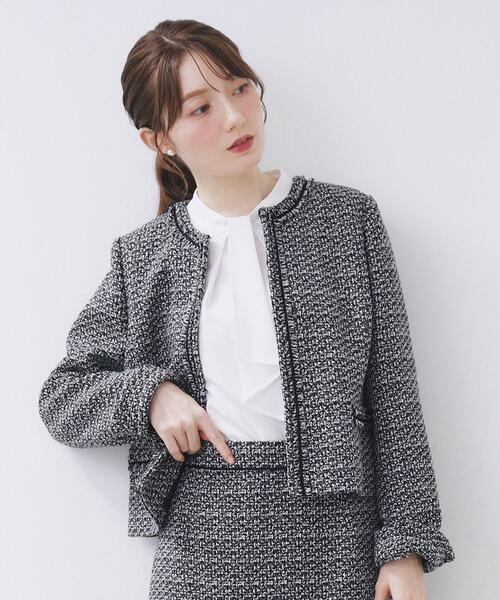 index（インデックス） ジャケット ノーカラージャケット 「通勤