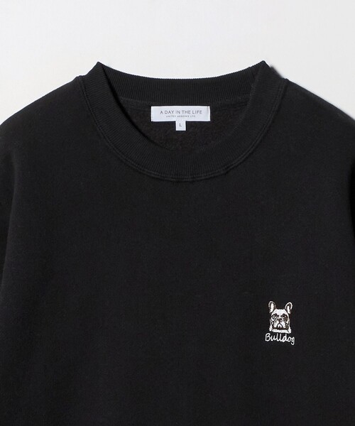 A DAY IN THE LIFE トレーナー スウェット ドッグ エンブロイダリー