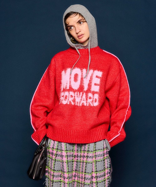 MAISON SPECIAL（メゾンスペシャル） ニット セーター MOVE FORWARD