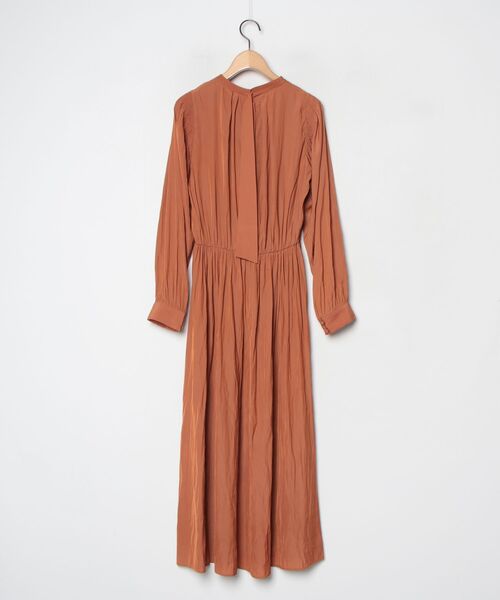 SHIPS（シップス） 長袖ワンピース SMALL ブラウン レディース