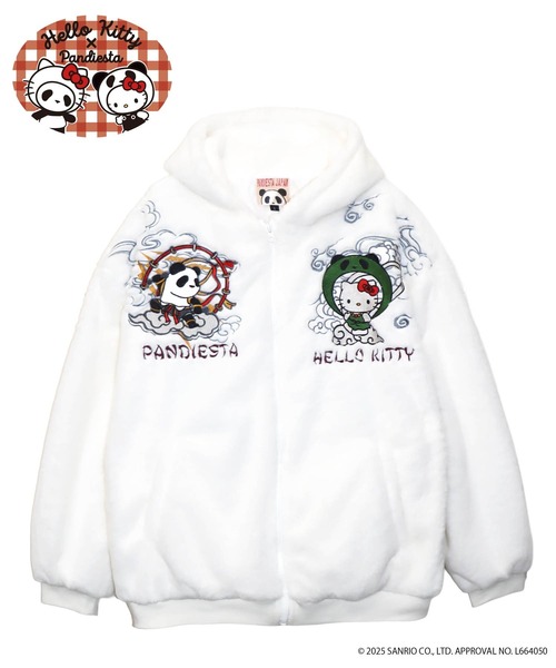 コート ジャケット Hello Kitty×PANDIESTA 風神キティと雷神パンダ