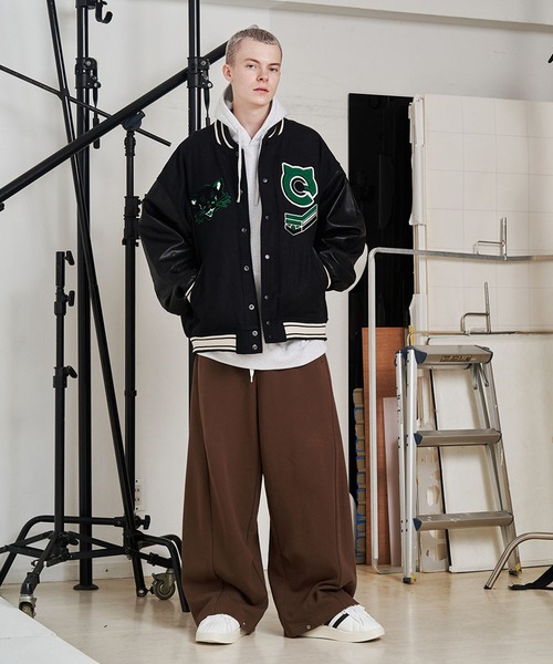 SeeSew スウェットパンツ ジャージ 「UNISEX」PANEL LINE SWEAT PANTS