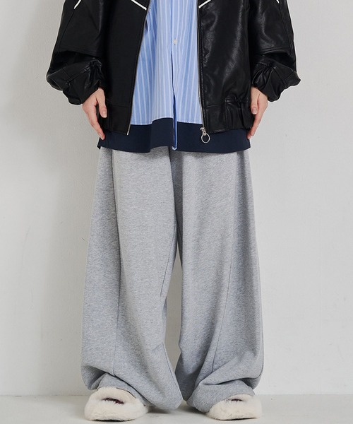 SeeSew スウェットパンツ ジャージ 「UNISEX」PANEL LINE SWEAT PANTS