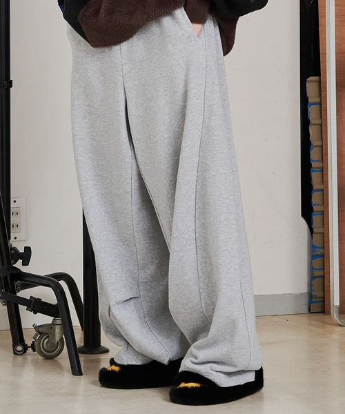 SeeSew スウェットパンツ ジャージ 「UNISEX」PANEL LINE SWEAT PANTS