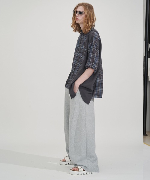 SeeSew スウェットパンツ ジャージ 「UNISEX」PANEL LINE SWEAT PANTS