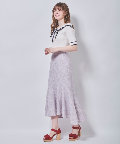 「31 Sons de mode」 スカート 36 ラベンダー レディース_画像5