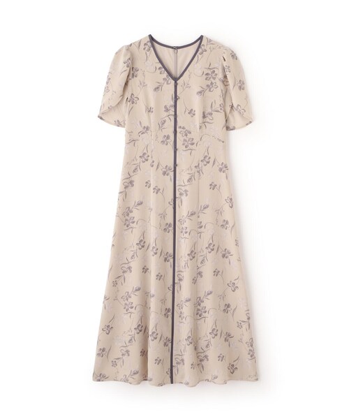 「NATURAL BEAUTY BASIC」 半袖ワンピース MEDIUM ブルー系その他6 レディースの画像