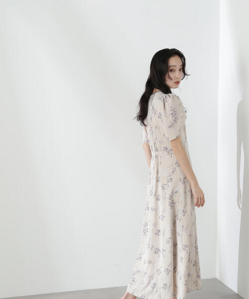 「NATURAL BEAUTY BASIC」 半袖ワンピース MEDIUM ブルー系その他6 レディースの画像