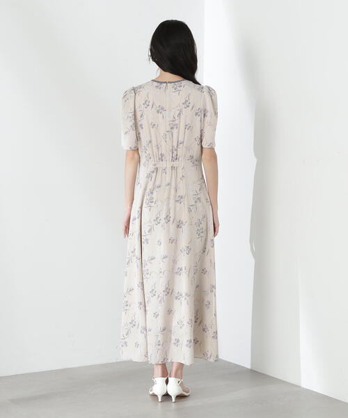 「NATURAL BEAUTY BASIC」 半袖ワンピース MEDIUM ブルー系その他6 レディースの画像