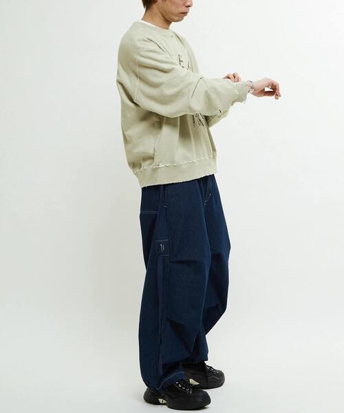 「CONVERSE TOKYO」 スウェットカットソー MEDIUM ブルー レディース_画像8