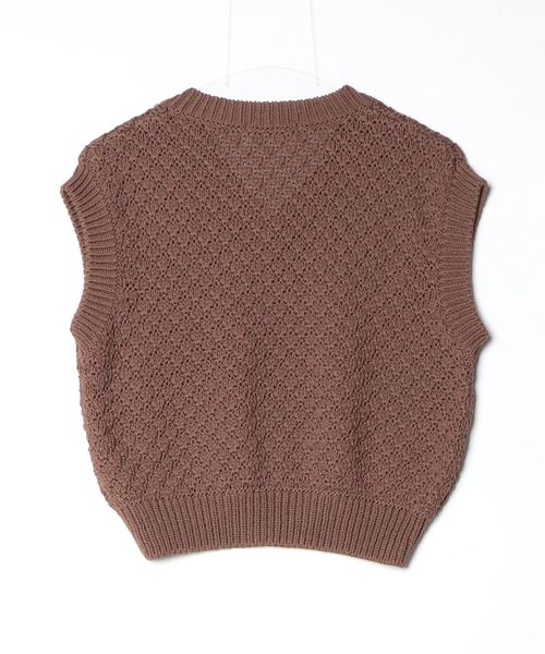 BEAUTY＆YOUTH UNITED ARROWS ニットベスト FREE ブラウン レディース