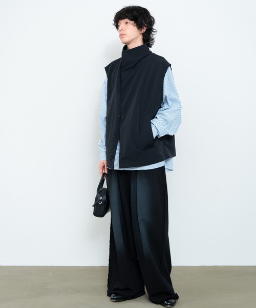 「SINSS」 ベスト LARGE ブラック メンズ_画像5