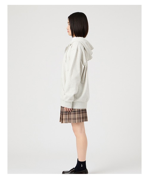 パーカー パーカー スウェット トレーナー 裏毛 女子 制服 学生服 中学 高校 スクール キッズ 子供服 女の子の画像