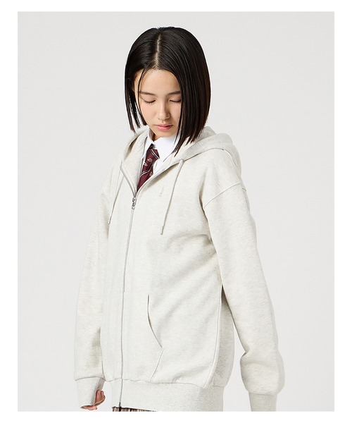 パーカー パーカー スウェット トレーナー 裏毛 女子 制服 学生服 中学 高校 スクール キッズ 子供服 女の子の画像