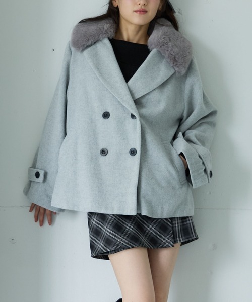 [archives] бушлат MEDIUM серый женский 