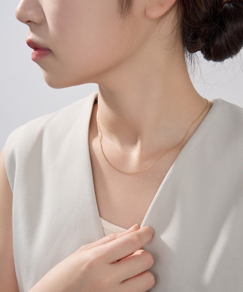 「Jewel closet by L&Co.」 ネックレス FREE ホワイトゴールド レディース_画像2